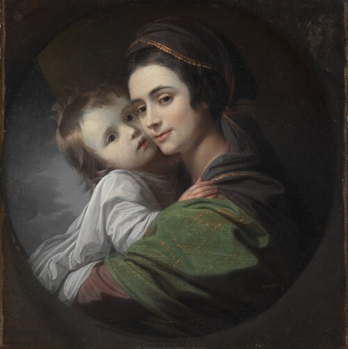 Elizabeth Shewell West and Her Son, Raphael, 1770, Benjamin West