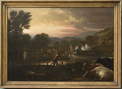 Paddington Canal, 1801, Benjamin West