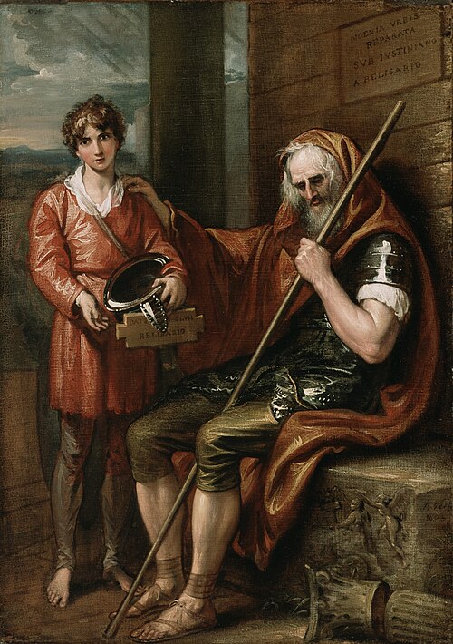Belisarius and the Boy, 1802, Benjamin West