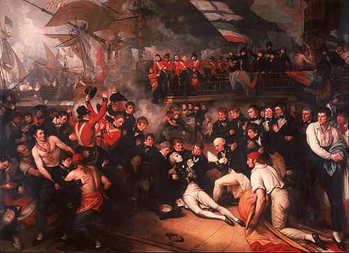 La Mort de Nelson, 1806, Benjamin West