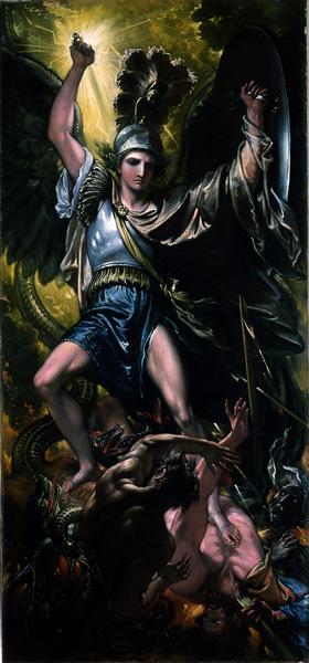 Saint Michael and the Dragon, 1797, Benjamin West