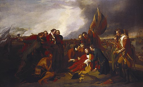 The Death of Wolfe, 1771, Benjamin West