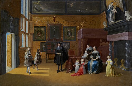 Family portrait, 1650, Hieronymus Janssens