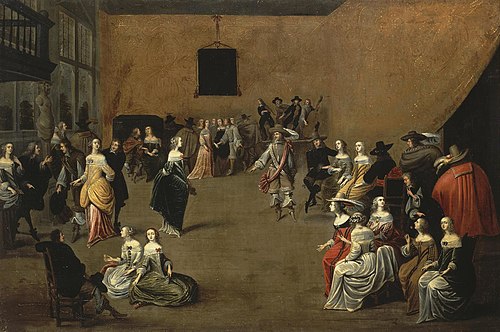 The Ball, 1662, Hieronymus Janssens