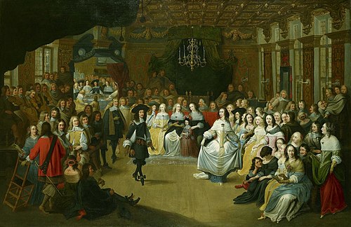 Charles II dancing at a Ball at Court, 1660, Hieronymus Janssens
