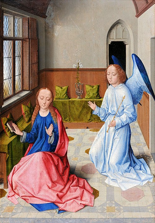Annunciation, 1480, Dirk Bouts
