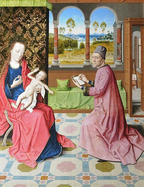Saint Luke Drawing the Virgin, , Dirk Bouts