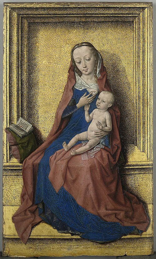 La Vierge assise avec l'Enfant, 1470, Dirk Bouts