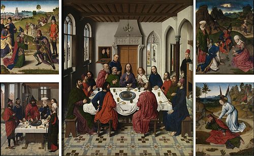 Polyptyque du Saint-Sacrement, 1466, Dirk Bouts