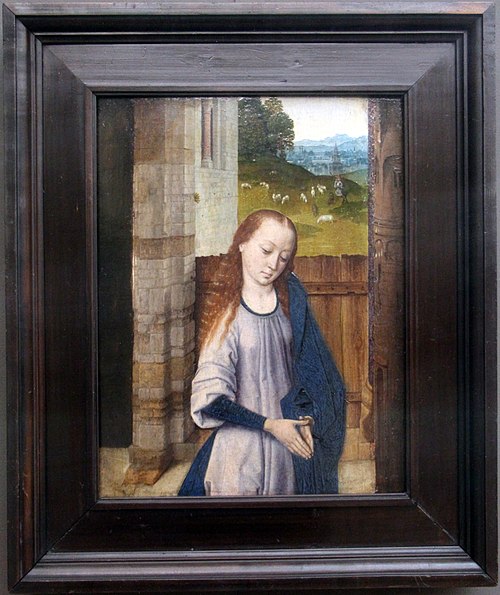 Maria in Prayer, 1450, Dirk Bouts