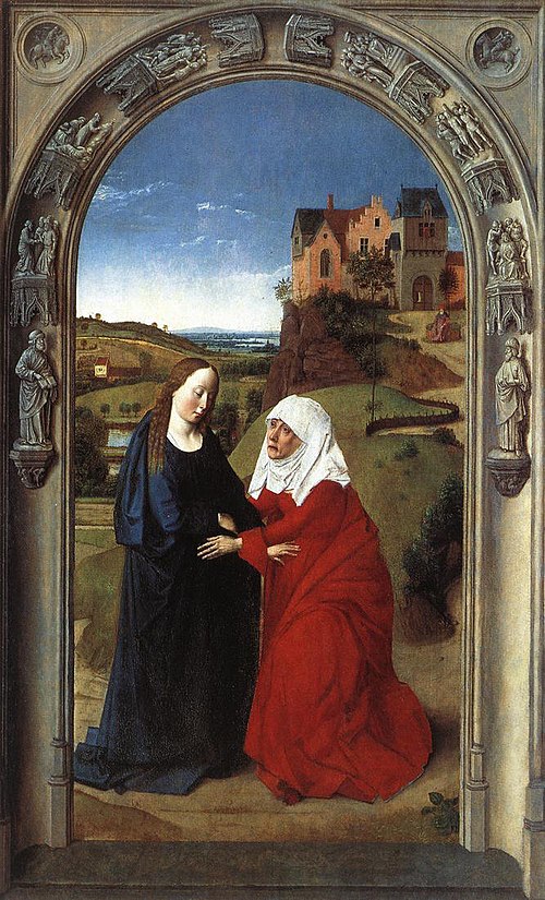 Visitation, 1445, Dirk Bouts