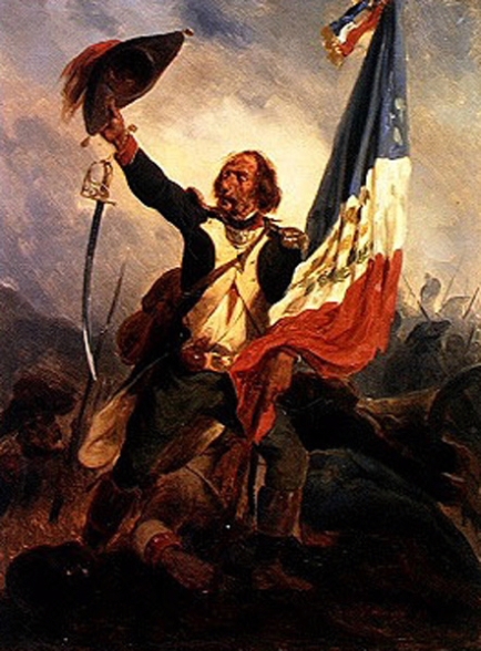 Porte-drapeau de la République, 1836, Hippolyte Bellangé