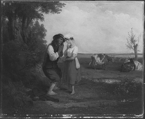 Liebespaar, 1838, Hippolyte Bellangé