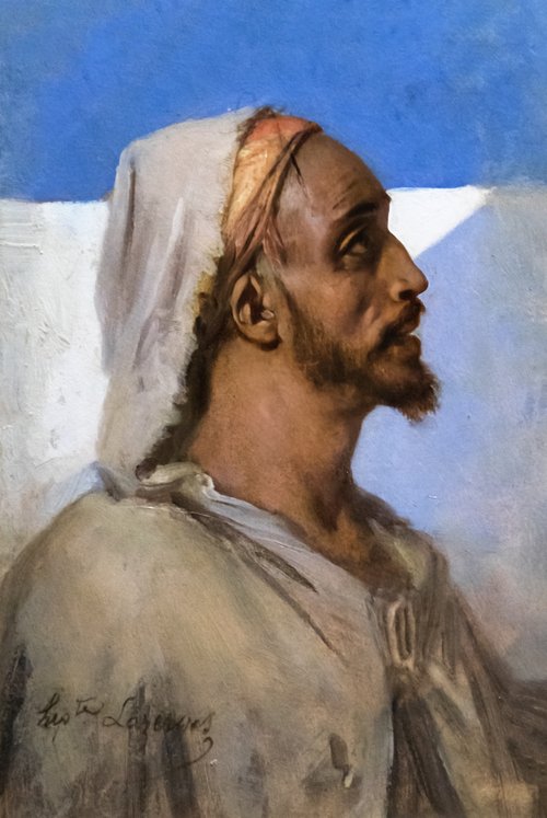 Portrait d'un arabe, 1880, Hippolyte Lazerges