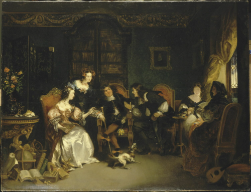 The dispute between Trissotin and Vadius, 1831, Hippolyte Poterlet