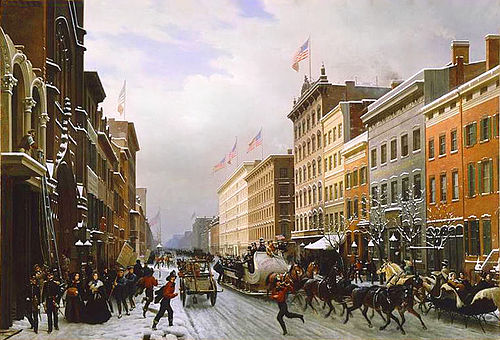 rue de New York en 1840, 1840, Hippolyte Sebron