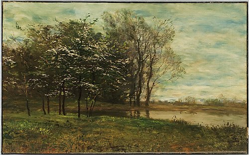 Blossoming Trees, 1884, Homer Dodge Martin