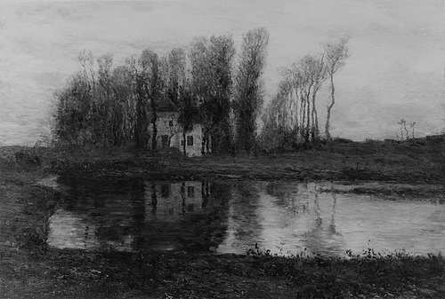 Old Manor of Criqueboeuf, 1882, Homer Dodge Martin