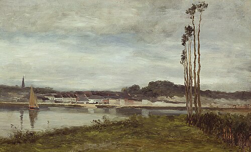 On the Seine, 1895, Homer Dodge Martin