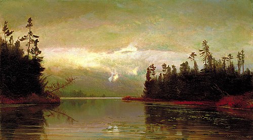 A North Woods Lake, 1867, Homer Dodge Martin