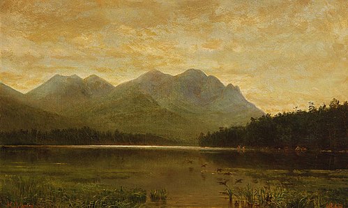 Upper Ausable Lake, 1868, Homer Dodge Martin