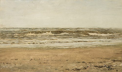 La Mer à Villerville, 1885, Homer Dodge Martin