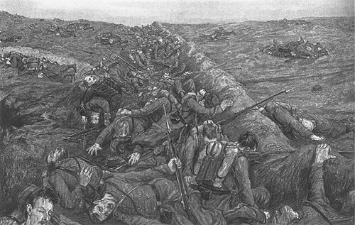 Die Vernichtung, 1915, Hans Baluschek