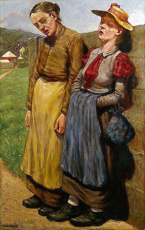 Sonntagssänger, 1903, Hans Baluschek