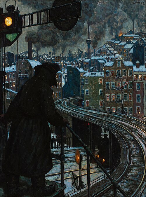City of Workers, 1920, Hans Baluschek