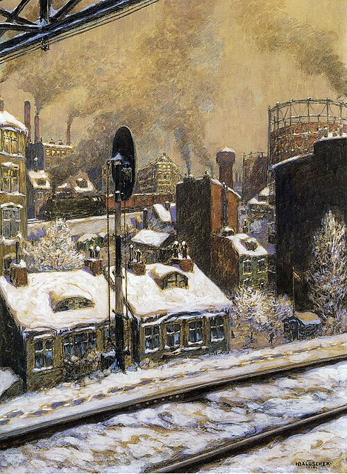 Neige Profonde, 1918, Hans Baluschek