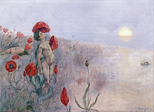 La Morte, 1895, Hans Baluschek