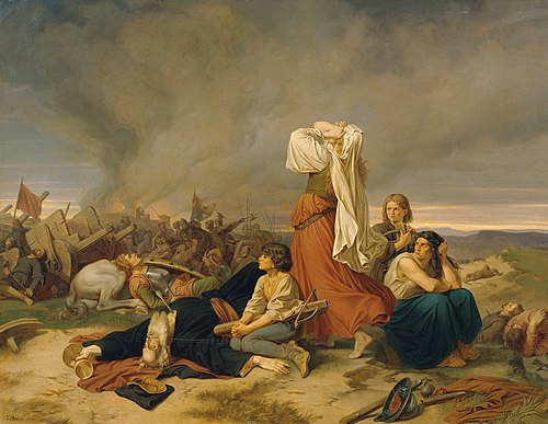Die Schlacht bei Lipan 1434, 1868, Christian Ruben