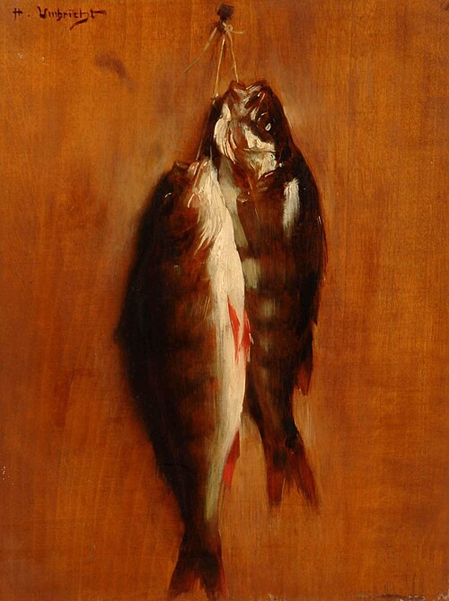 Nature morte aux poissons, 1943, Honoré-Louis Umbricht