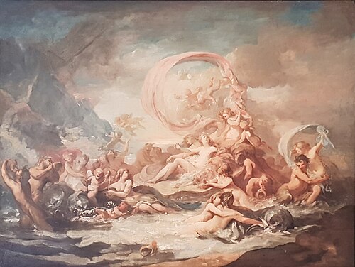 Le Triomphe d'Amphitrite, 1775, Hugues Taraval