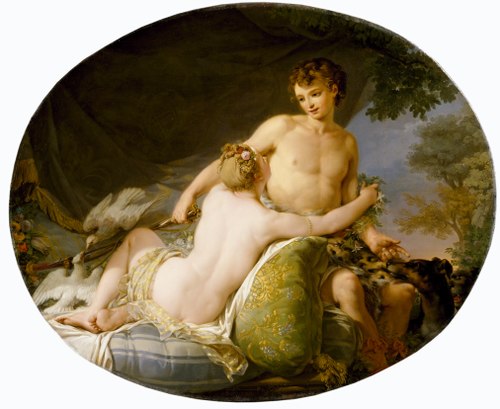 Venus and Adonis, , Hugues Taraval