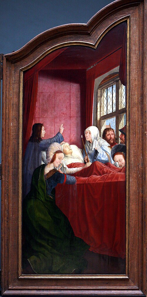 Het sterfbed van de H. Anna, 1509, Quentin Metsys