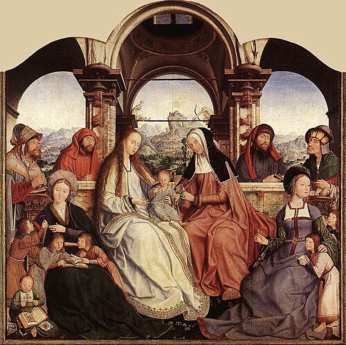 La Famille de Sainte Anne, 1509, Quentin Metsys