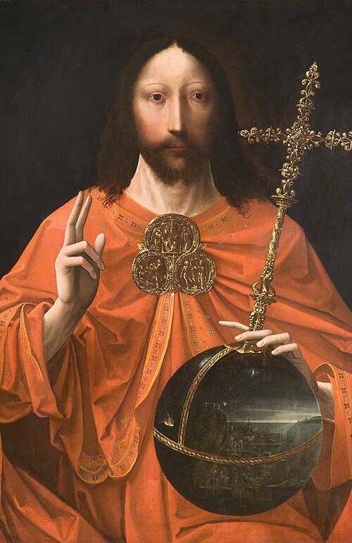 Salvator Mundi (Christ Blessing), , Quentin Metsys