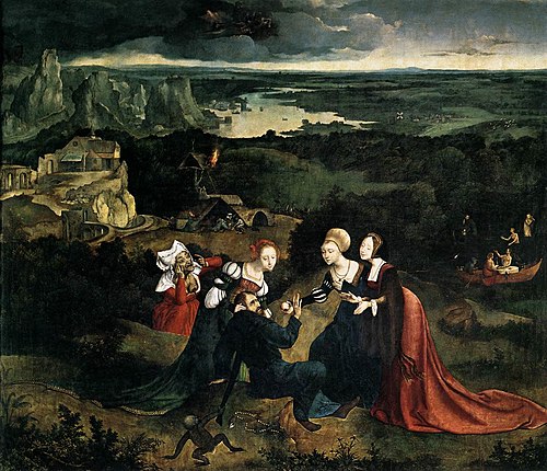Tentation de saint Antoine, 1515, Quentin Metsys