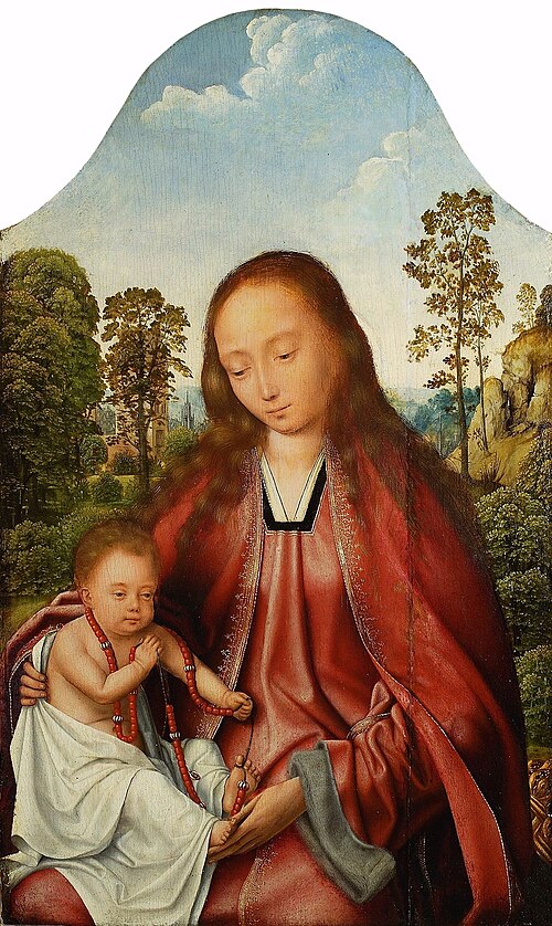 Vierge à l'Enfant, 1490, Quentin Metsys