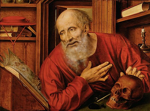 Saint Jerome in his cell, 1524, Quinten Metsys
