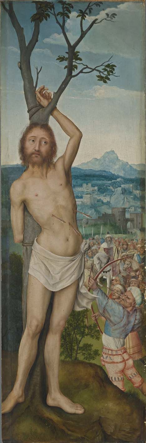 Rem-Altar: Martyrium des hl. Sebastian, 1518, Quinten Metsys