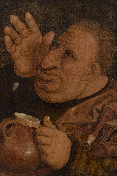 A Bagpiper, 1513, Quinten Metsys