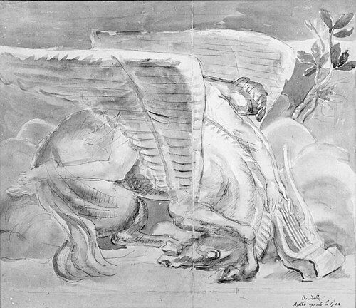 Apollo tager lyran, , Antoine Bourdelle