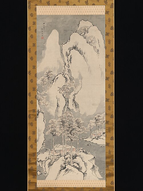 Snowy Landscape, 1750, Hyakusen