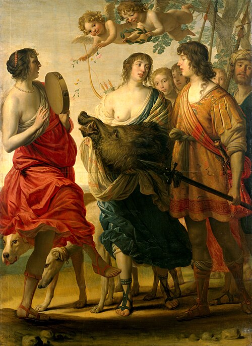Meleager and Atalante, 1632, Gerrit van Honthorst