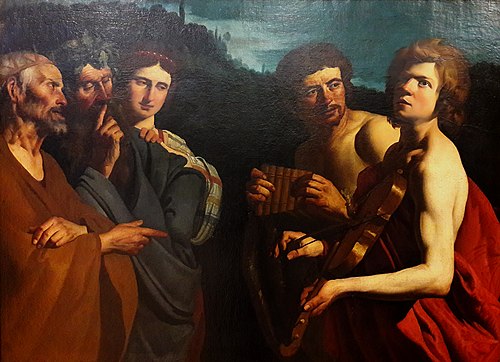 Le Jugement de Midas., 1620, Gerrit van Honthorst