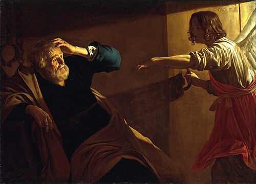 Liberation of St. Peter, 1617, Gerrit van Honthorst