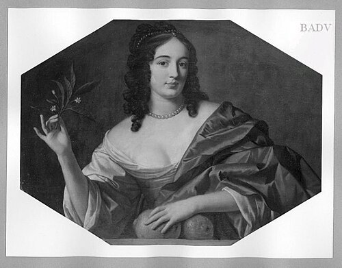Weibliches Bildnis mit Orangenzweig und Zitronen, 1649, Gerrit van Honthorst