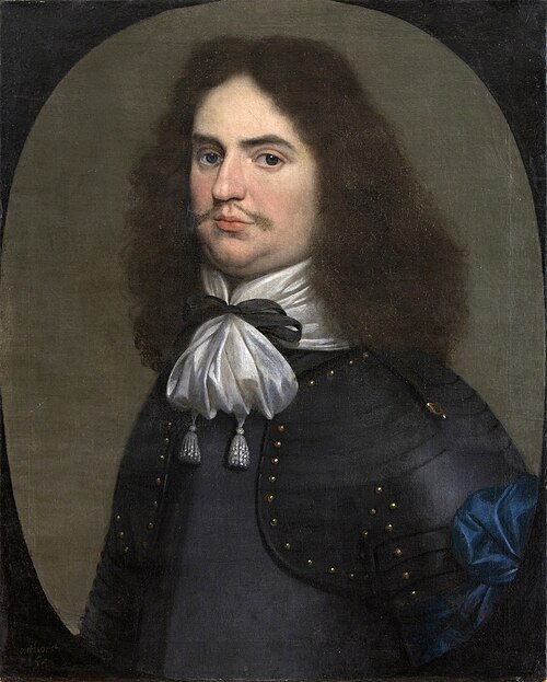 Portrait of Christoph Delphicus zu Dohna (1628-1688)., 1654, Gerrit van Honthorst